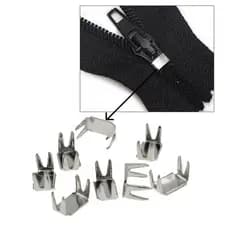 Zipper Stopper 3 # 5 Calças De Vestuário Antiderrapantes Substituição De Ferramentas Sob Medida