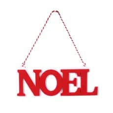 Placa Pendente Enfeite Porta Decorativa Feltro Natal Noel 17cm