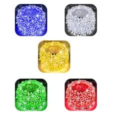 Cordão 1000 Leds Com Strobo 90 Metros Prova D'água Fio Multicolor Natal Bivolt