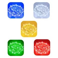 Cordão 300 Leds Com Strobo 30 Metros Prova D'água Fio Multicolor Natal Bivolt
