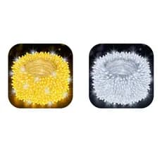 Cordão 1000 Leds Com Strobo 90 Metros Prova D'água Fio Transparente Natal Bivolt
