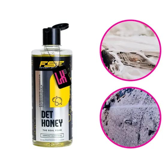 Det Honey Soft99 500ml - Shampoo Automotivo Super Concentrado 1:1500