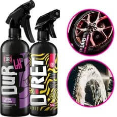 Kit Limpa Roda Pneu Borracha D ret Iron Skunk Dub Boyz Descontaminante Ferroso Roxo