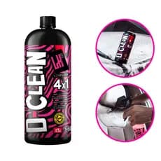 D Clean 1,5L Dub Boyz Limpador Multiuso 4 em 1 Pré Lavagem Lavagem Desincrustante  APC Interno