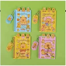 Capivara Pequeno Bloco De Notas , Pequenas De Planejador Blocos De Desenho Animado , Caderno Kawaii De Cor Aleató