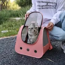 Mochila Bolsa Transporte Pet Gato Cachorro para Passeio Viagem Caminhada024-174