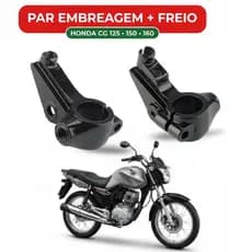Kit Par Manicoto Freio + Embreagem Honda Cg 125 150 160 Titan Fan KS Lona A Tambor