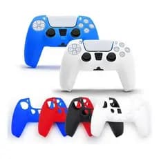 Capa Silicone Controle PS5 Dualsense + 4 Pares de Grip