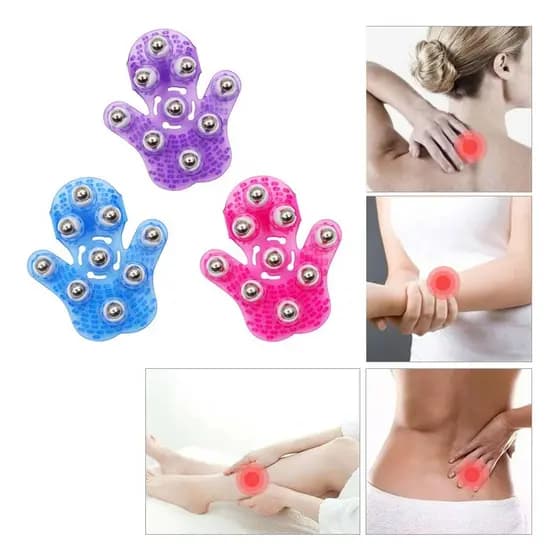 Massageador Luva Massagem Estética Manual 9 Esferas Promoção