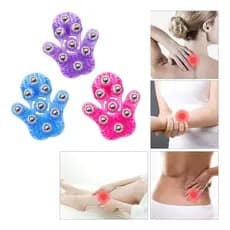 Massageadora Luva Com Esfera 360º Corporal Massagem Estética
