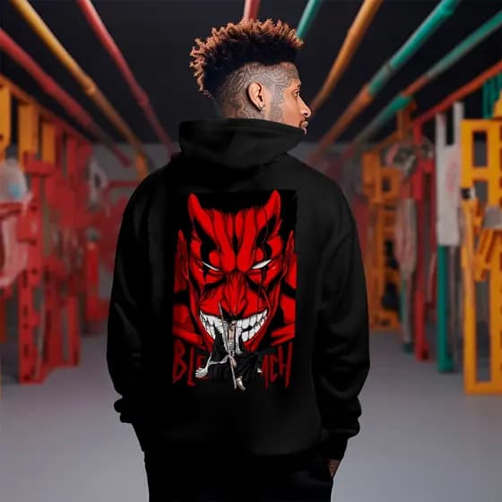 Moletom Blusa Bleach Kenpachi Mangá Zaraki REF 1894 Home Custom