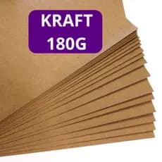 Papel Kraft 50 Folhas 180g A4 Artesanato Papelaria Premium Masterprint