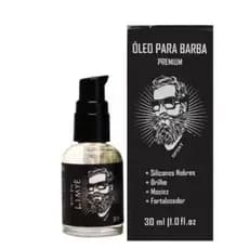 Óleo Blend Barba Premium LIMYE Bigode Hidratação Brilho Maciez Reparador  Mentolado Anti Frizz