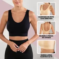 kit 2 Sutiã esportivo feminino para uma experiência Conforto Sutiã Enviar aleatoriamente