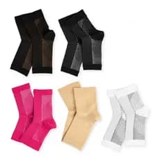 kit 3 pares Pé Anti Fadiga Manga Esportiva De Basquetebol Suporte Para Tornozelo Meias suporte