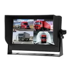 Monitor Veicular 7 Polegadas Ahd Para 4 Cameras C/ Gravação