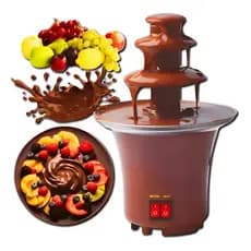 Cascata Fonte De Chocolate Maquina Mini Fondue Festa 127v