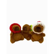 Chaveiro Capivara Pelúcia Macia 15cm Fofo Colecionável Presente Decoração