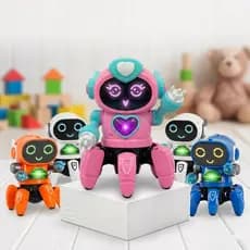 Brinquedo Robô Lady com Luzes, Sons e Muita Aventura Perfeito para Meninos e Meninas
