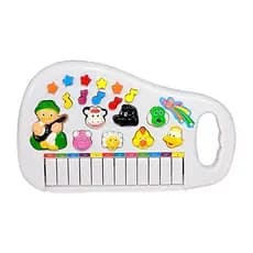 Piano Teclado Infantil 12 Teclas Sons Animais Musical Diversão Educativa Criança Piano Musical Sons Fazendinha