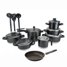 Jogo De Panela + Panela De Pressão 4/5 + Talher + Frigideira