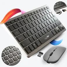 Kit Teclado E Mouse Sem Fio Bluetooth Recarregável Wireless Padrão ABNT2