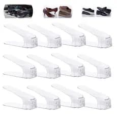 Kit organizadores de sapato salto tênis multiuso para armário closet entrada cristal acrílico Paramount