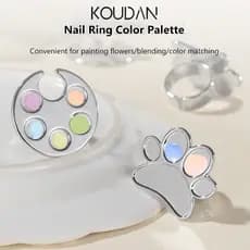 Anel De Palete De Arte Em Unhas Classificação De Cores MiNi Desenho Redondo KOUDAN