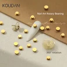 Eixo Giratório Para Arte Em Unhas , Base Decorativa De Metal Rolamento Pequeno , Faça Você Mesmo , 10 Peças KOUDAN
