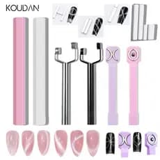 Ferramentas De Manicure Nail Art Cat Eye Glue Multifuncional Olho De Gato Francês KOUDAN