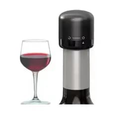 Rolha De Vinho Preta Pressão Vedada A Vácuo Anti Vazamento