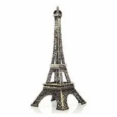 Enfeite Miniatura Torre Eiffel Metal Paris Decoração 18cm