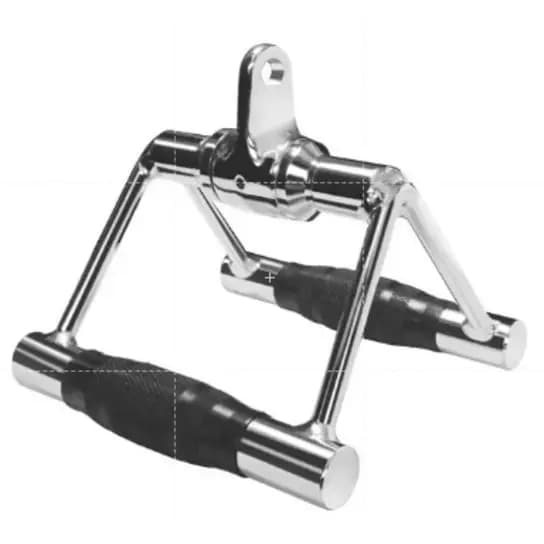 Kit c/ 2 Puxador Triângulo Emborrachado Profissional Academia Musculação Pulley