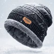 Touca Gorro Peluciada Térmica Unissex Forrada Inverno Frio Extremo Macia e Confortável