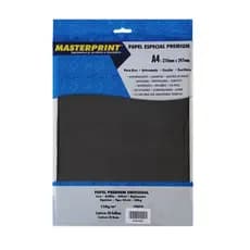 Papel Diplomata Liso Offset 120g 20 folhas Preto