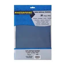 Papel Diplomata Liso Offset 120g 20 folhas Azul