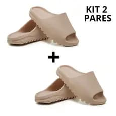 Kit 2 Pares Chinelo Slide Yeeze Nuvem Unissex Lançamento Leve Confortável Ortopédico