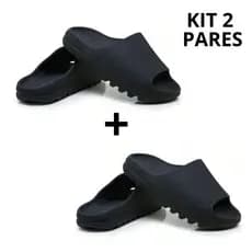 Kit 2 Pares Chinelo Masculino Feminino Nuvem Lançamento Leve Confortável Ortopédico Unissex
