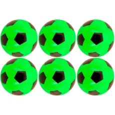 6x Bola De Futebol Vinil Pingo Dente De Leite 22Cm Infantil