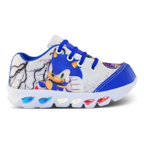 Tenis Infantil De Led Sonic Meninos Com Luzinhas