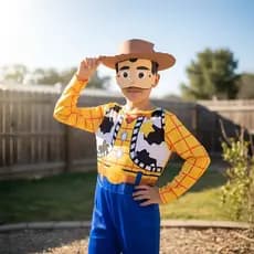 Fantasia Do Woody Toy Story Cowboy Xerife Longa C/ E.v.a