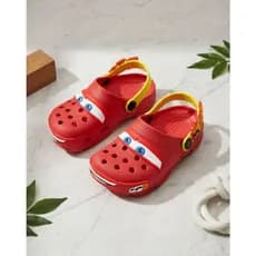 Papete Babuche Infantil Do Mcqueen Carros Vermelho Menino antiderrapante