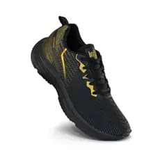 Tênis Preto Masculino Corrida Academia Confortável Leve Macio Casual Fitness