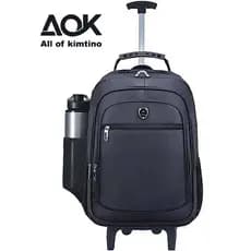 Mochila Masculina Com Rodinhas Adulto Preta Impermeavel Resistente Da Água Com Resistência De Cabo De Aço Para Notebook Escolar Elegantes Excecultivo Social Envio Modelo Aleatório
