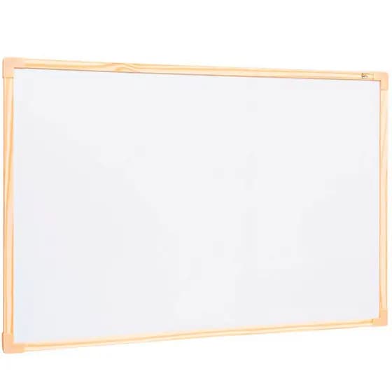 Lousa Quadro Branco 120x90 Madeira Soft Para Anotações e Planejamento