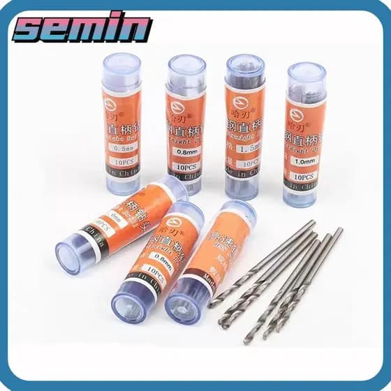 Broca Helicoidal SEMIN , Mini De Aço De Alta Velocidade , Metal Cortador De Furo De Haste Reta Dura