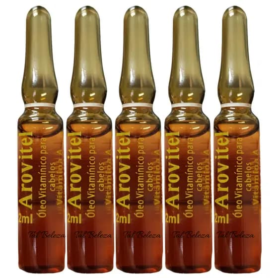 Arovitel Vitamina A 2ml Kit Com 05 ampolas