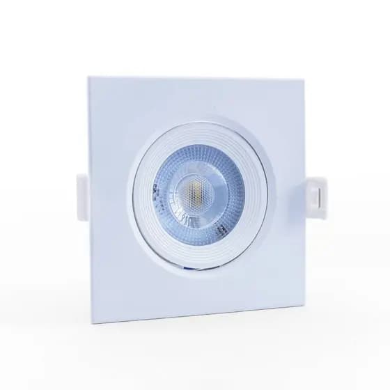 Led Downlight Spot Embutir Quadrado 5W 6500K