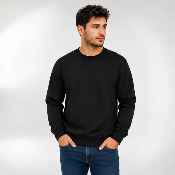 BLUSA MOLETOM BÁSICO ADULTO DALRI 234 P AO GG
