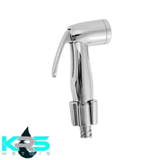 Gatilho Cromado Em Abs Para Ducha Higiênica E Ou Salao De Cabeleireiros Com Suporte